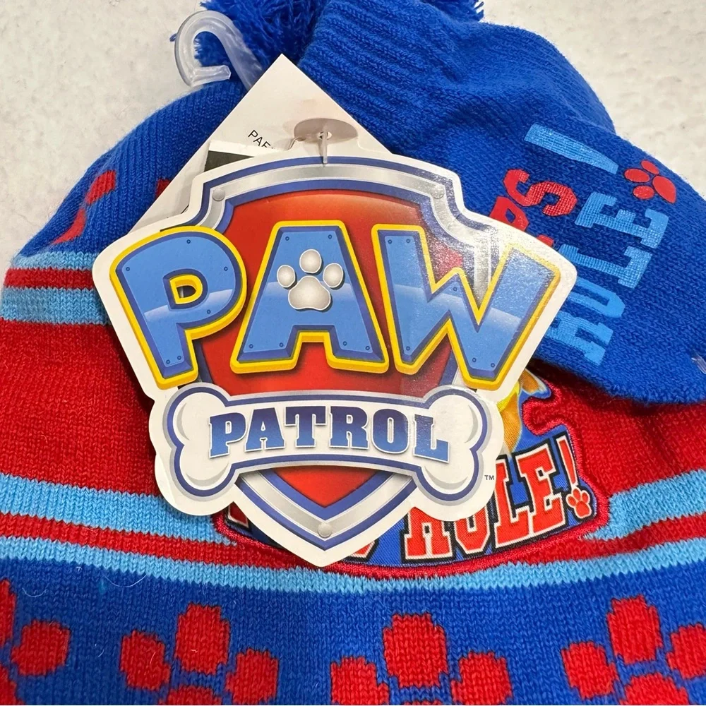 Toddler Paw Patrol Hat and Mitten Set